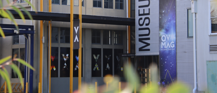 exterior shot of the Queen Victoria Museum and Art Gallery